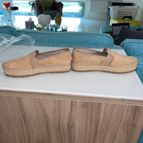 Circus By Sam Edelman Women Cora Loafers Size 8.5 Camel Manmade Elastic Slip On - Picture 13 of 15